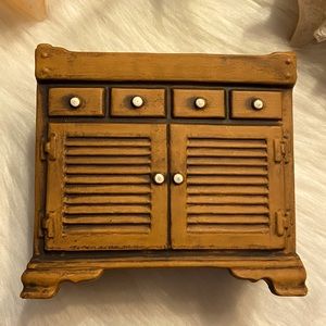 Vintage Brown Dresser Planter